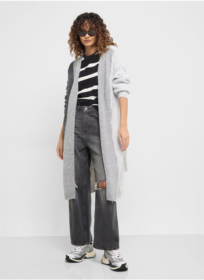 ONLY Colorblock Tie Detail Cardigan  - Image 1