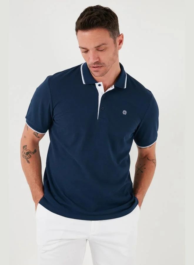 Buratti Cotton Regular Fit Button-Down Polo Collar 4-Pack T-Shirt Men's POLO COLLAR T-SHIRT 590211827S4