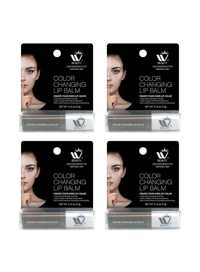 WBM Care Lip Balm Rich In Vitamin E And Provides Sustained Repair Color Changing Tinted Moisturizer 3.3 G (4 Pack) - Image 1