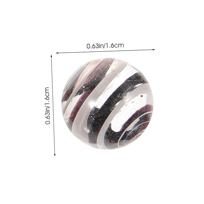 20 قطعة من كرات الرخام الزجاجية متعددة الألوان للحرف اليدوية، أحواض الأسماك، تنسيق الزهور، ونثر الطاولات - Image 3