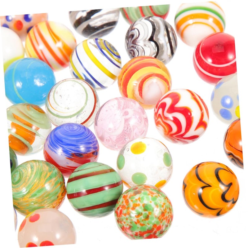 20 قطعة من كرات الرخام الزجاجية متعددة الألوان للحرف اليدوية، أحواض الأسماك، تنسيق الزهور، ونثر الطاولات - Image 4