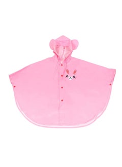 SYOSI Kids Rain Poncho Hooded Boy Girl Cartoon Raincoat  - Image 1