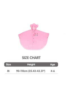 SYOSI Kids Rain Poncho Hooded Boy Girl Cartoon Raincoat  - Image 4