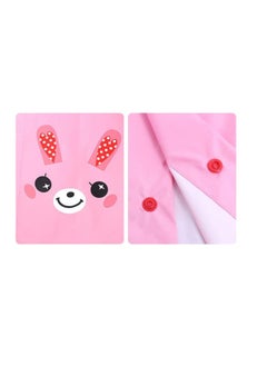 SYOSI Kids Rain Poncho Hooded Boy Girl Cartoon Raincoat  - Image 2