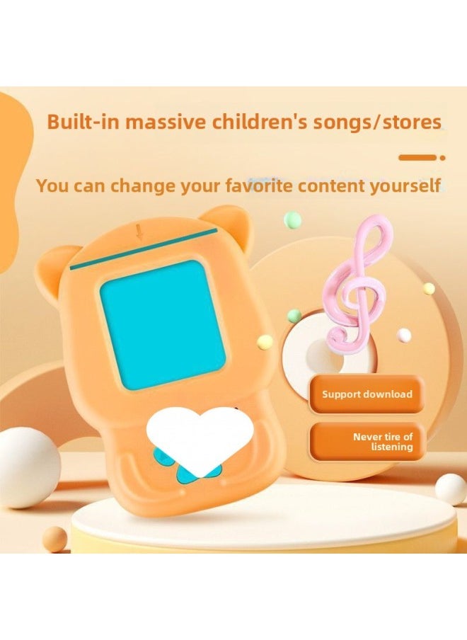 null - Infants And Young Children's Enlightenment Early Education Card Inserts To Learn Stories Chinese Learning Machine Music Song Player Educational Toys For 3 To 6 Years Old-Color:Built-in Massive Children's Songs And Stories/can Be Replaced Or Added By Yourself-Specification:Host + 520 + 336 Ancient Poetry + 168 Chinese Studies - Image 1
