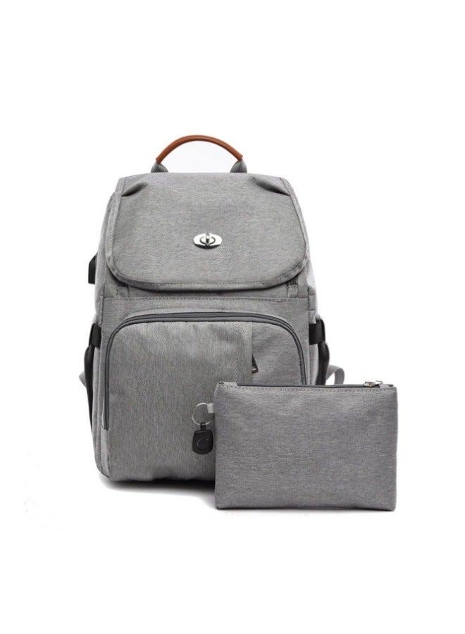 DOOKOO Enlarged Capacity Baby Diaper Bag, Multifunctional Diapers Changing Backpacks, Waterproof  Nappy and Nursing Bags, Fashion Mummy Backpack with Storage Case, for Mothers and Fathers Travel - Image 1