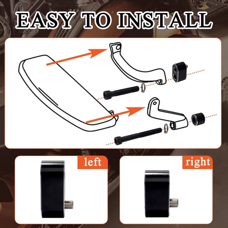 FOVPLUE Touring Glide Driver Floorboard Extensions - Image 4