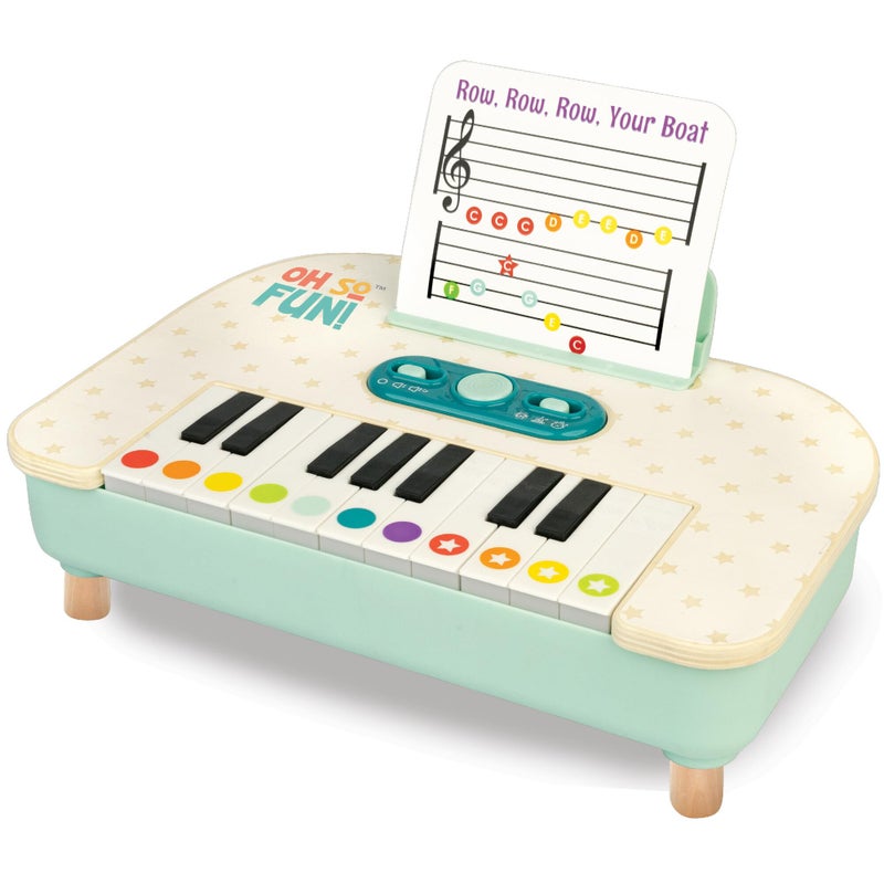 MindWare Oh So Fun TakeAlong Piano Toy for Toddlers Interactive Musical Learning Toy with Lights and Sounds Ages 12 Months and Up - Image 3