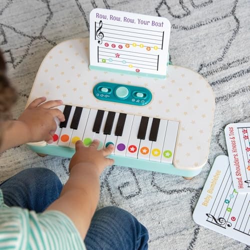 MindWare Oh So Fun TakeAlong Piano Toy for Toddlers Interactive Musical Learning Toy with Lights and Sounds Ages 12 Months and Up - Image 5