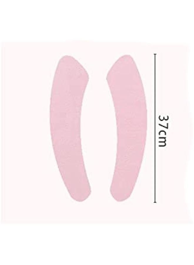 4 Set Bathroom Warmer Toilet Seat Cover Pads,Cover Mat Reusable Toilet Seat Sticker Washable Soft Warmer Lid Pad Cloth(4 Pairs) - Image 2