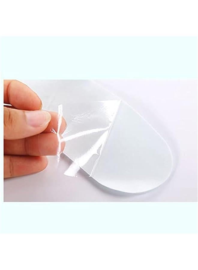 4 Set Bathroom Warmer Toilet Seat Cover Pads,Cover Mat Reusable Toilet Seat Sticker Washable Soft Warmer Lid Pad Cloth(4 Pairs) - Image 4