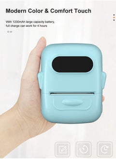 Marklife Marklife P50 Bluetooth Inkless Label Printer with 1 Roll 40*30mm White Label Sticker, Portable Thermal Label Maker with 12-54mm Print Width, Great for Supermarket, Retail Store Printing Barcods, White  - Image 2