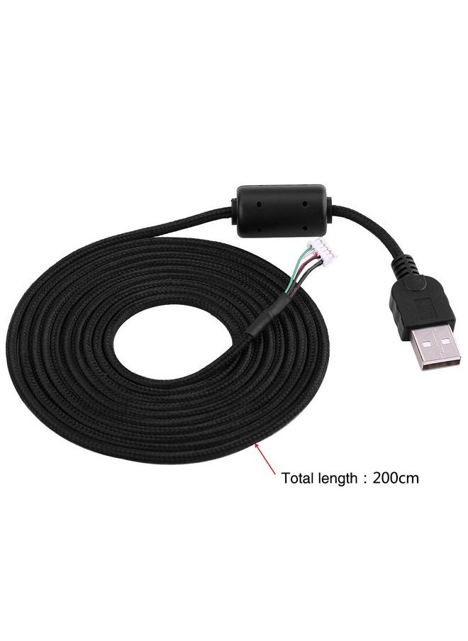 Serounder - 2 Meters Usb Mouse Line Wire Cable Replacement Repair Accessory For Logitech G500S Game Mouse - Image 1
