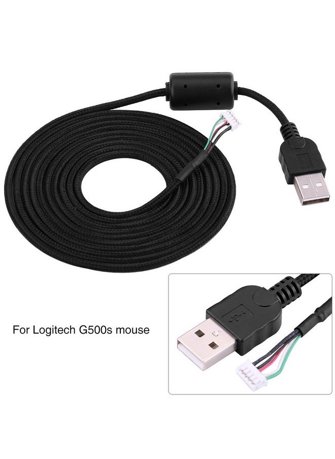 Serounder - 2 Meters Usb Mouse Line Wire Cable Replacement Repair Accessory For Logitech G500S Game Mouse - Image 1