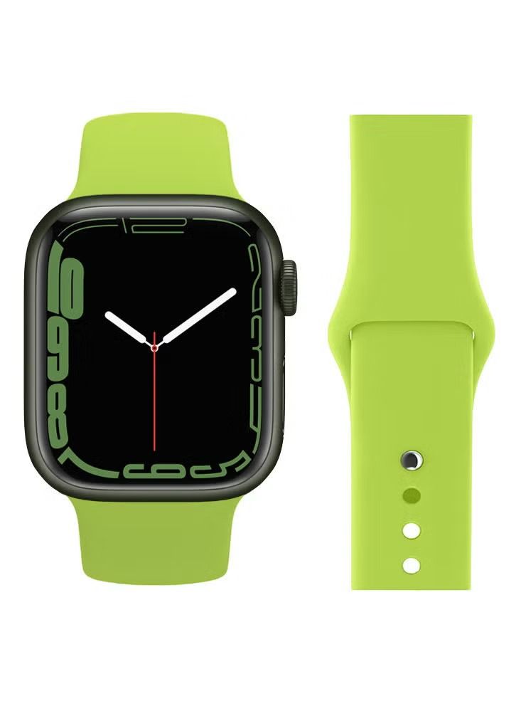 Zaboon Solid Silicone Replacement Band For Apple Watch 41/40/38mm Series 7/6/5/4/SE - Image 1