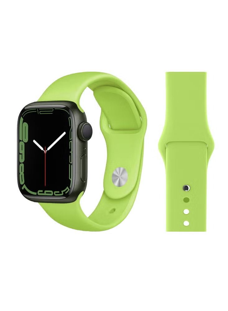 Zaboon Solid Silicone Replacement Band For Apple Watch 41/40/38mm Series 7/6/5/4/SE - Image 2