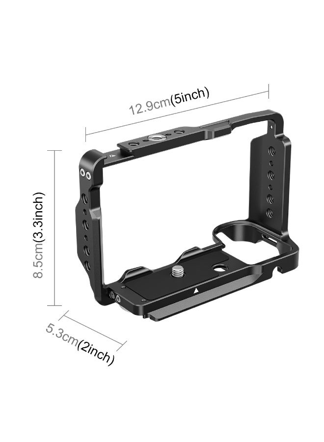بولوز مناسبة لأنّ سوني zv-e10 الثاني / zv-e10m2 الجيل الثاني كاميرا حماية الإطار مصغرة واحدة vlog اطلاق النار لايف تمديد قفص أرنب - Image 2