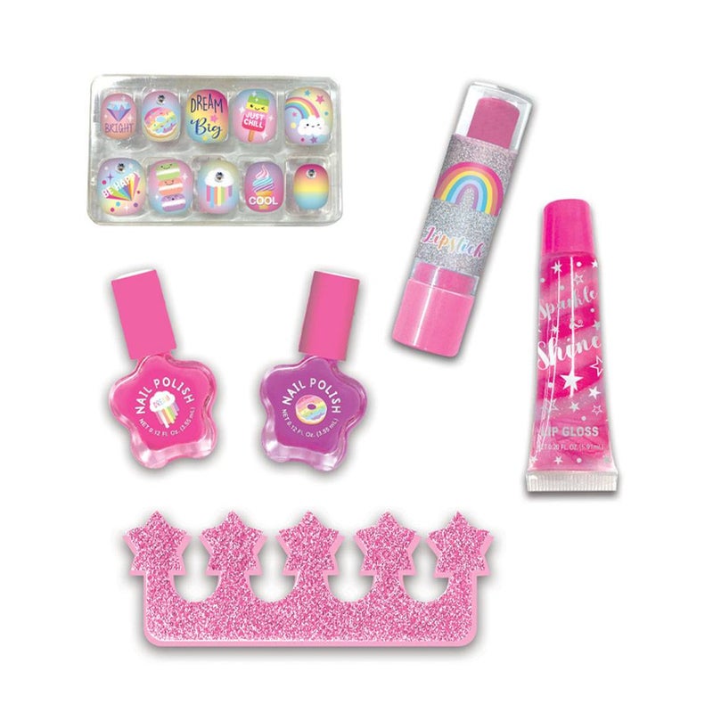 هوت فوكس مستحضرات التجميل والأظافر الصناعية بشكل اقواس قزح - 062RB - Image 2