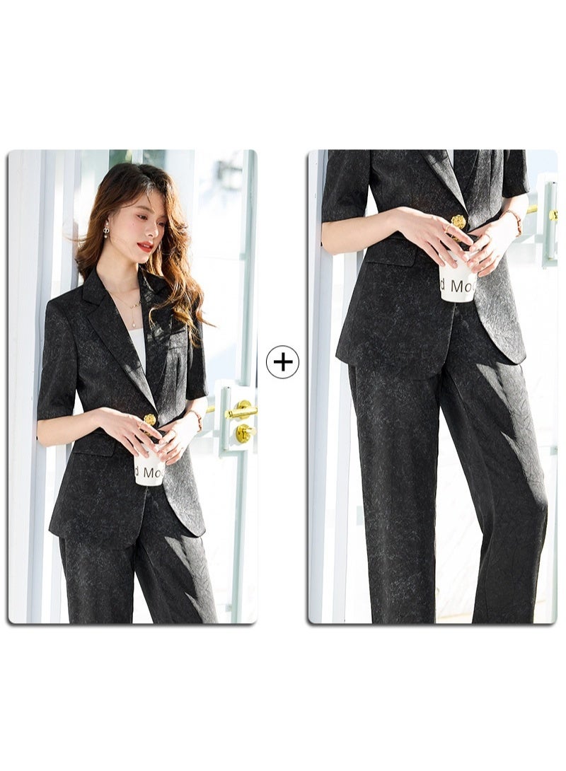 Shougu New Fashionable Casual Ms Suit Set  - Image 1