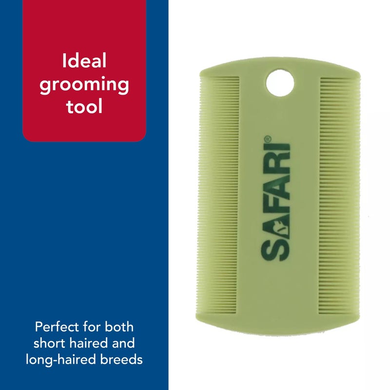 Coastal Pet Safari Double-Sided Grooming Comb - One Size Short Hair Dog Grooming Kit for Flea Prevention and Detection - Image 5