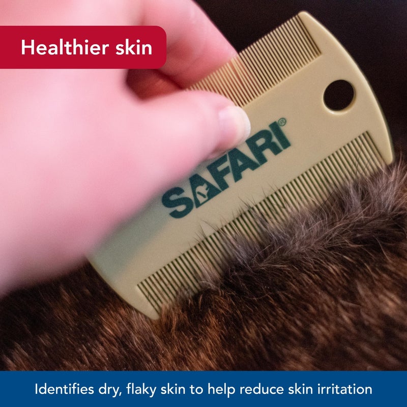 Coastal Pet Safari Double-Sided Grooming Comb - One Size Short Hair Dog Grooming Kit for Flea Prevention and Detection - Image 4