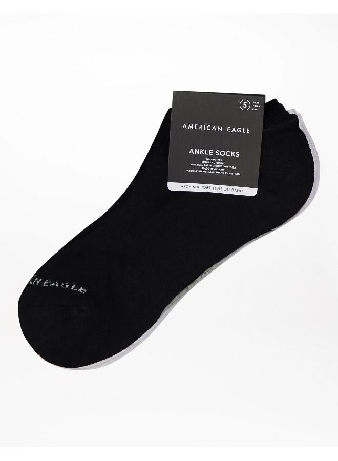 American Eagle AEO Low Cut Socks 5-Pack  - Image 2
