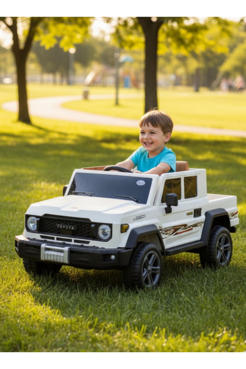 Electric Toy Car for Kids - White - Image 4