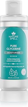Nature Spell 100 Pure Vegetable Derived Glycerine Super Hydrating Locks In Moisture For Face Hair Body 100 Vegan FragranceFree Made In The UK - Image 1