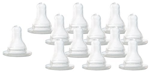 حلمات زجاجات إيفنفلوا الكلاسيكية 12 قطعة تدفق بطيء