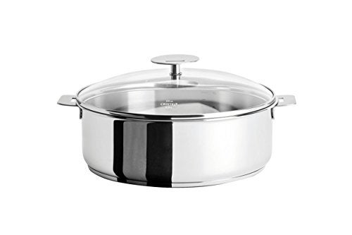 Cristel Casteline Saute Pan, 5 quart, Silver - Image 1
