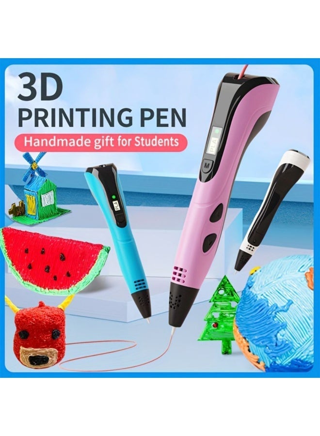 Professional 3D Printing Pen Kit with 20 Colors PLA Filament, Template Book & Project Guide — DIY 3D Drawing Pen for Kids & Adults, Ideal Birthday & Valentine's Gift - Image 1