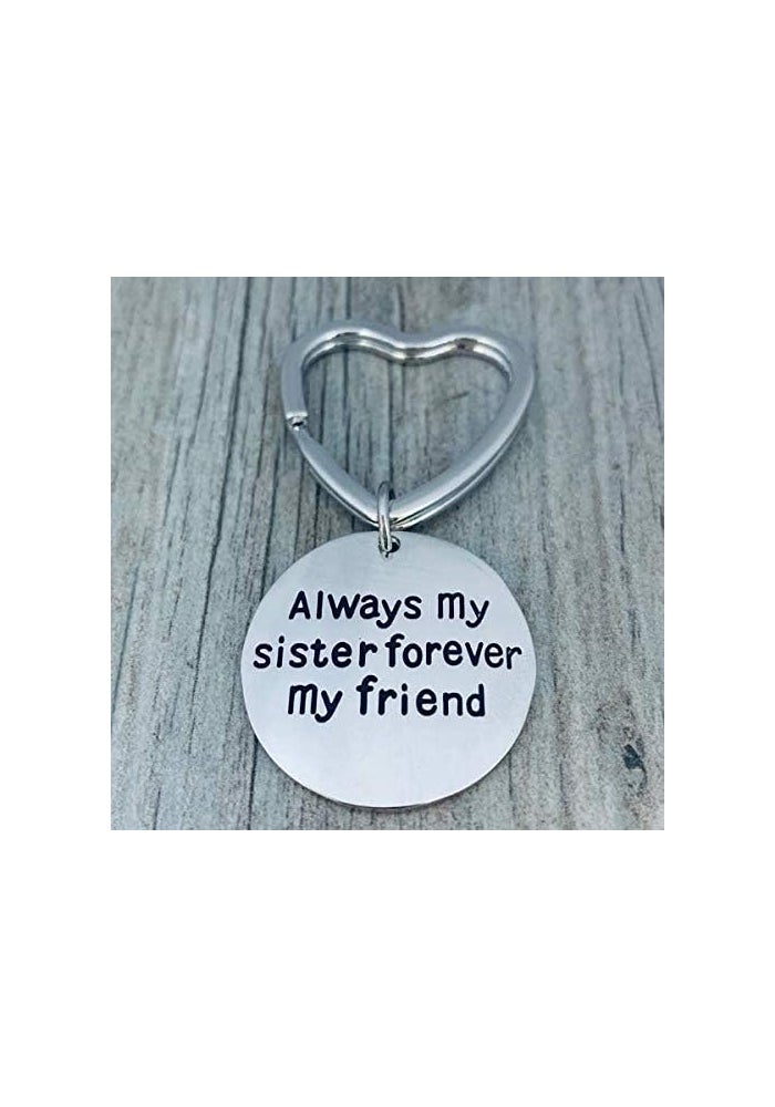 Infinity Collection Sister Keychain - Always My Sister Forever My Friend Keychain - Image 4