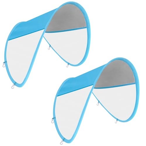 Adnee 2 Pack Baby Swim Float Removable CanopySun Protection Canopy for BabyUPF50 Proof CanopySunscreen CoatingCompatible for Mambobaby Floats - Image 1