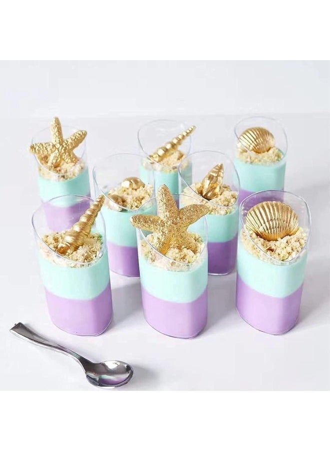 6Pcs Marine Theme Silicone Mold, DIY Handmade Baking Tools, Fondant Silicone Mold, Food Grade Silicone Cake Molds, Seashell, Conch, Fish Tail, Seahorse, Starfish, Coral, for Making Cake, Chocolate - Image 5