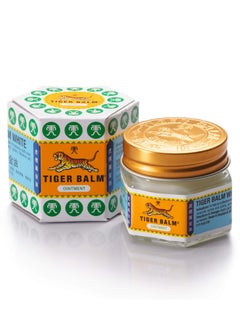 Tiger Balm White Ointment 19.4g For Headache Treatment and Temporary Relief of Muscle Pain  - Image 1