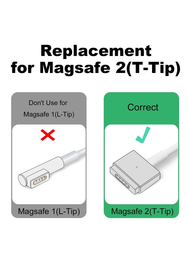 erorex USB C to Magnetic T-Tip Adapter, Type-C to Magnetic 2 T-Head PD 100W Power Fast Charging Converter for 2013-2015 MacBook Pro Air  - Image 2