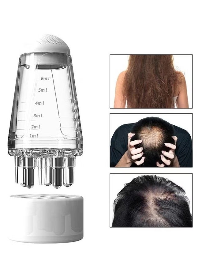 HY Hair Oil Applicator, Scalp Applicator Comb, Ball Root Comb Applicator Bottle Scalp Massager Hair Growth, Hair Massager for Hair Growth, Ball Hair Oil Applicator Bottle  - Image 4