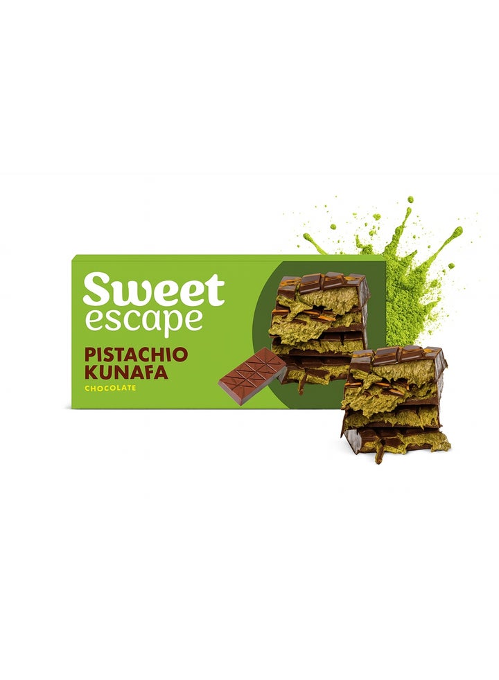 Viral Pistachio Kunafa Filled Milk Chocolate Bar