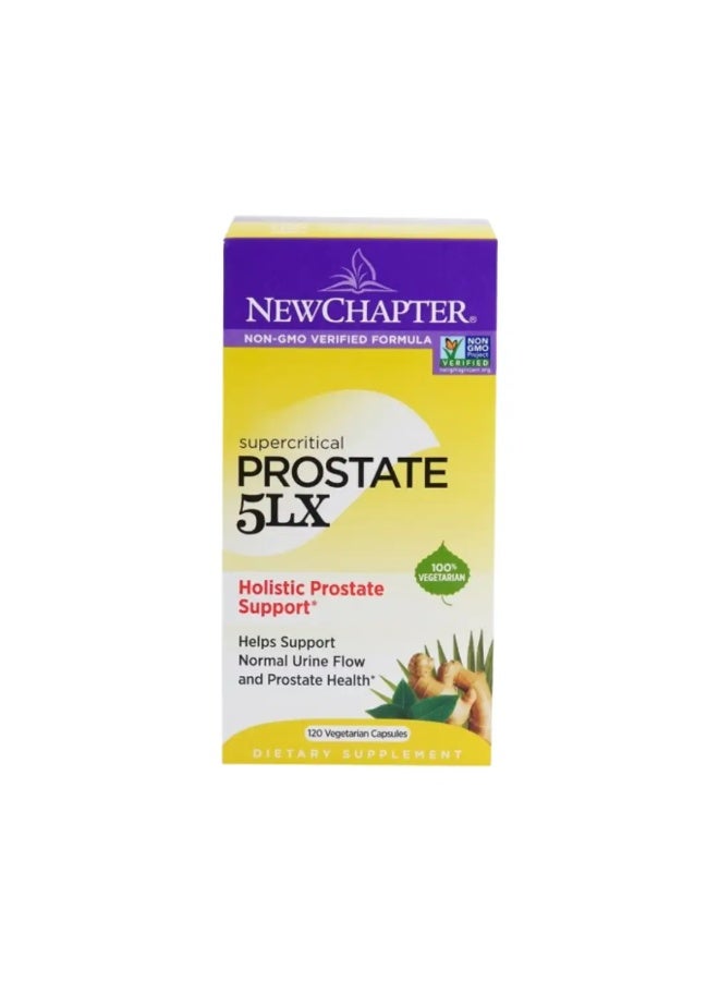 New Chapter Prostate 5LX Caps – Natural Support for Prostate Health (120 Veg Capsules) - Image 1