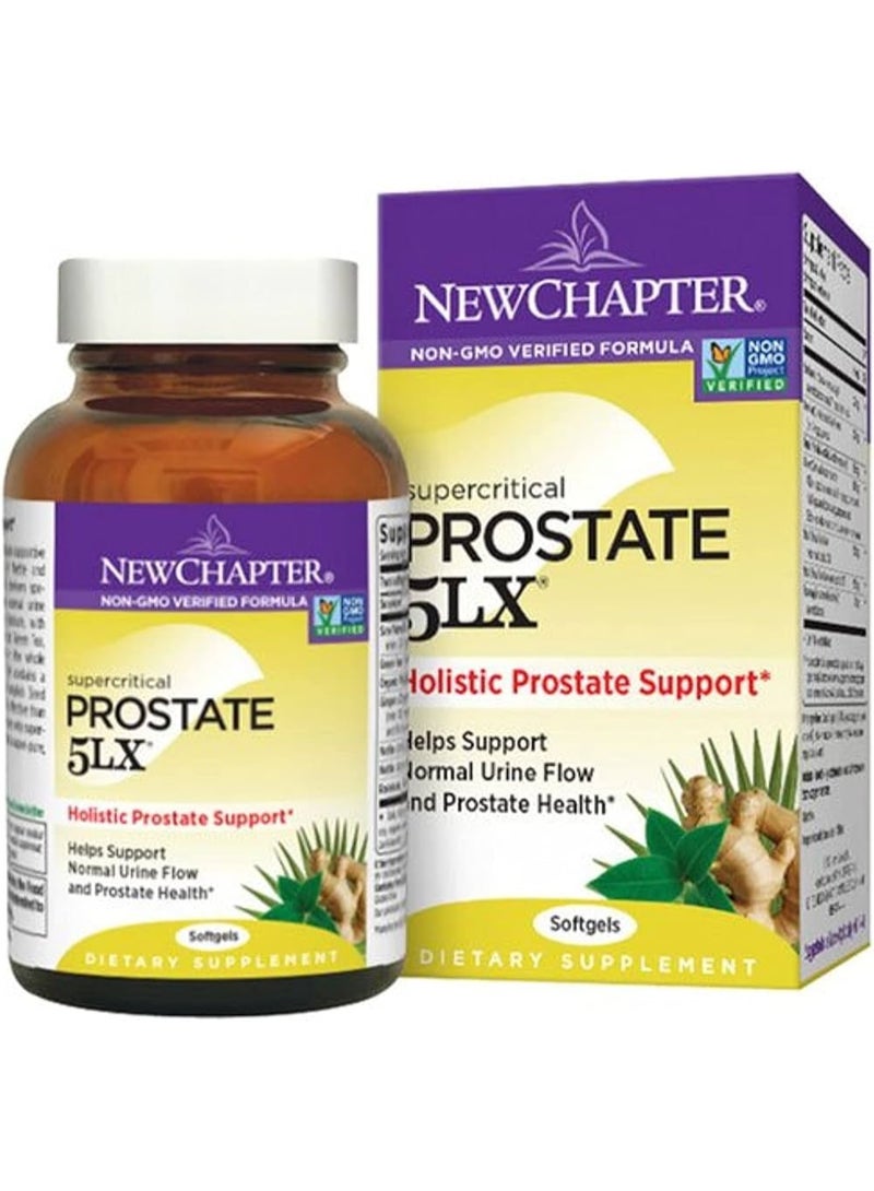 New Chapter Prostate 5LX Caps – Natural Support for Prostate Health (120 Veg Capsules) - Image 2