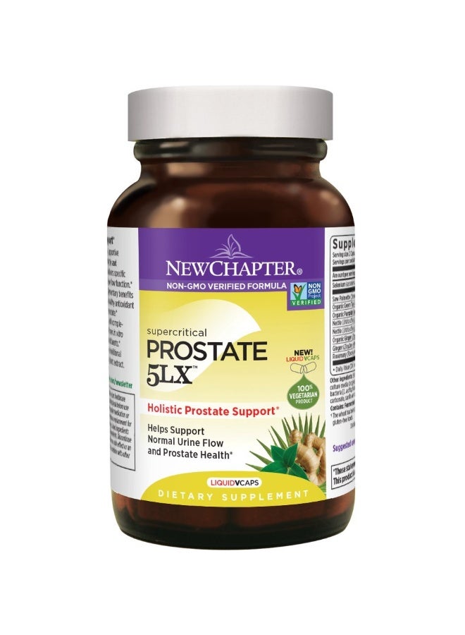 New Chapter Prostate 5LX Caps – Natural Support for Prostate Health (120 Veg Capsules) - Image 3