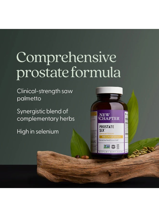 New Chapter Prostate 5LX Caps – Natural Support for Prostate Health (120 Veg Capsules) - Image 4