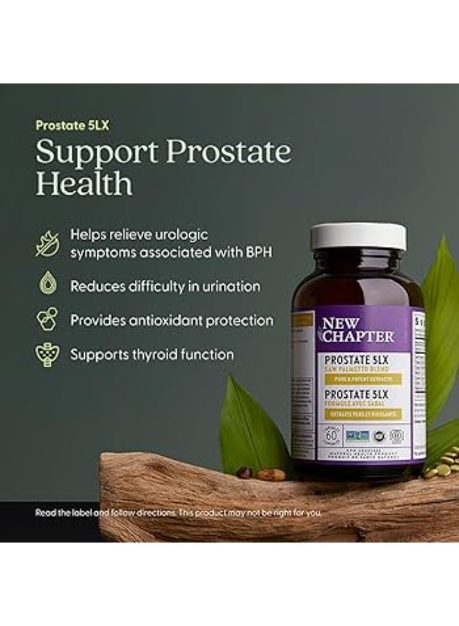 New Chapter Prostate 5LX Caps – Natural Support for Prostate Health (120 Veg Capsules) - Image 5