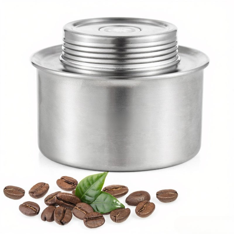Fuel Can Coffee Storage Airtight Canister with One-way 200ml Pressure Relief Valve Canisters for Flour and Sugar StoringDried Fruits Nuts Beans Outdoor Camping Parties BBQs - Image 1