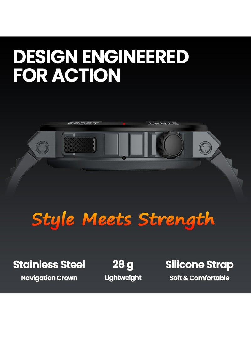 Zeblaze Smart Watch 300 mAh 1.43'' HD AMOLED Smart Watches for Men Smartwatches with Bluetooth Make/Answer Calls Multi-app Message Reminder Multi Language Fitness Watch Compatible Android iOS - Image 2