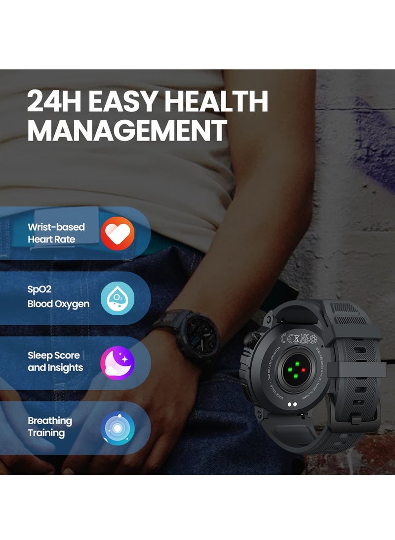 Zeblaze Smart Watch 300 mAh 1.43'' HD AMOLED Smart Watches for Men Smartwatches with Bluetooth Make/Answer Calls Multi-app Message Reminder Multi Language Fitness Watch Compatible Android iOS - Image 5