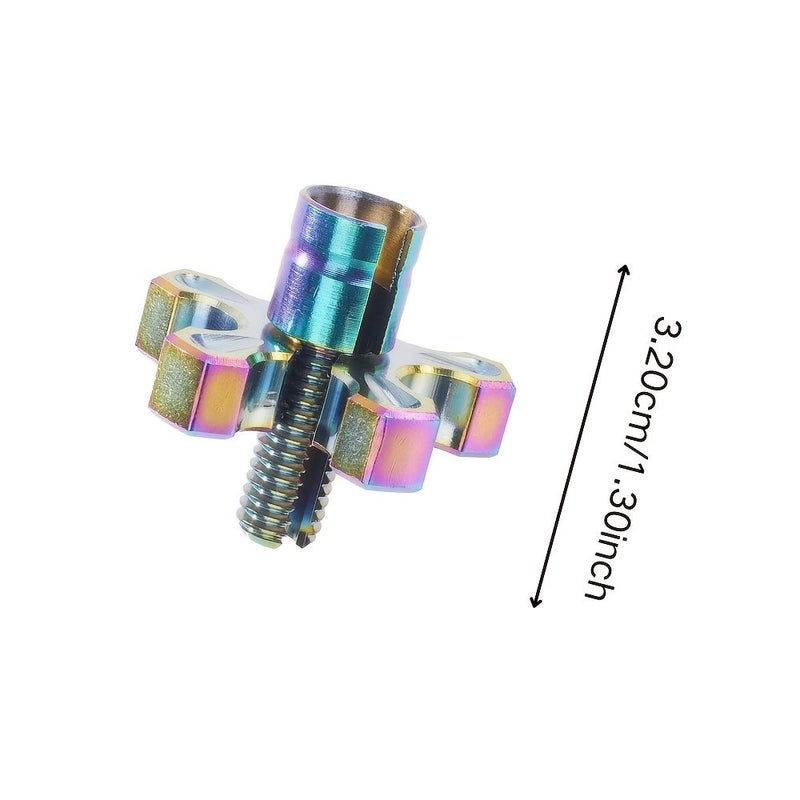 Black Motorcycle Clutch Cable Adjuster M8 Compatible Aluminum Alloy Clutch Adjustment Screw for Motorbike Tuning Handlebar Cable Adjuster Off Road Motorcycles Clutch Tuning Accessories - Image 2