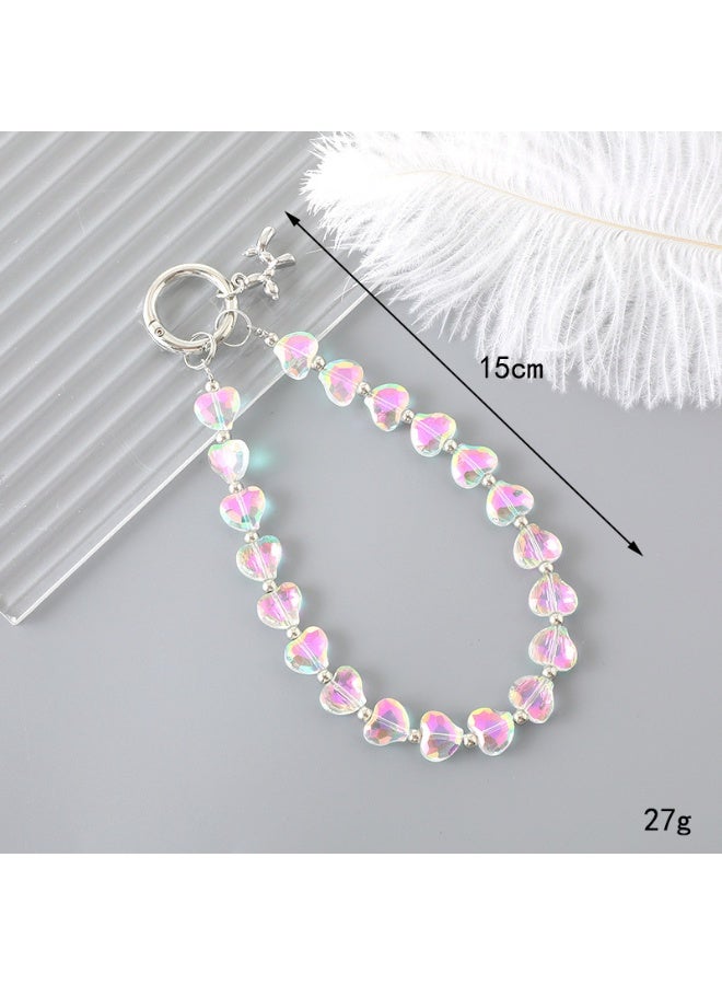 NIBEMINENT Phone Charm/ Chain Strap for Women Girls, Cute Cartoon Cell Phone Case Lanyard Wrist Strap