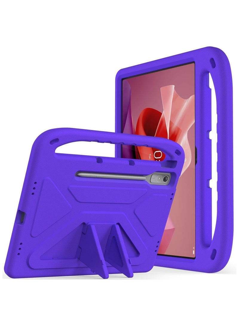 general Tablet Case Compatible with Lenovo Tab P12 12.7 inch TB370FU 2023, 【Kids Friendly】, Lightweight EVA Shockproof Handle Stand Protective Cover - Image 1