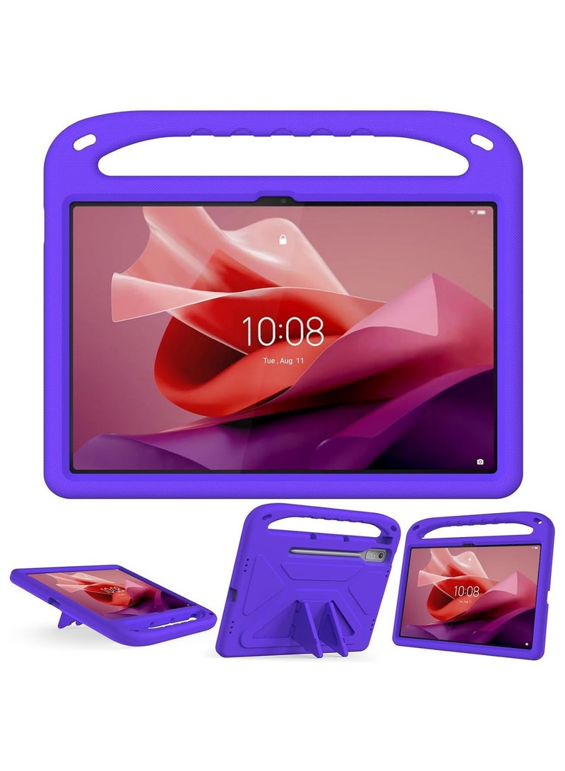 general Tablet Case Compatible with Lenovo Tab P12 12.7 inch TB370FU 2023, 【Kids Friendly】, Lightweight EVA Shockproof Handle Stand Protective Cover - Image 3